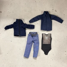 PB-BKSPD-SET: 1/12 Bully Peter Parker / Black Spiderman Outfit for 6" slim Body