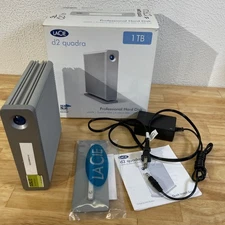 Lacie D2 Quadra 1TB Professional Hard Disk Drive - w/ Power Supply