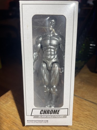 Boss Fight Chrome Blank Male Figure