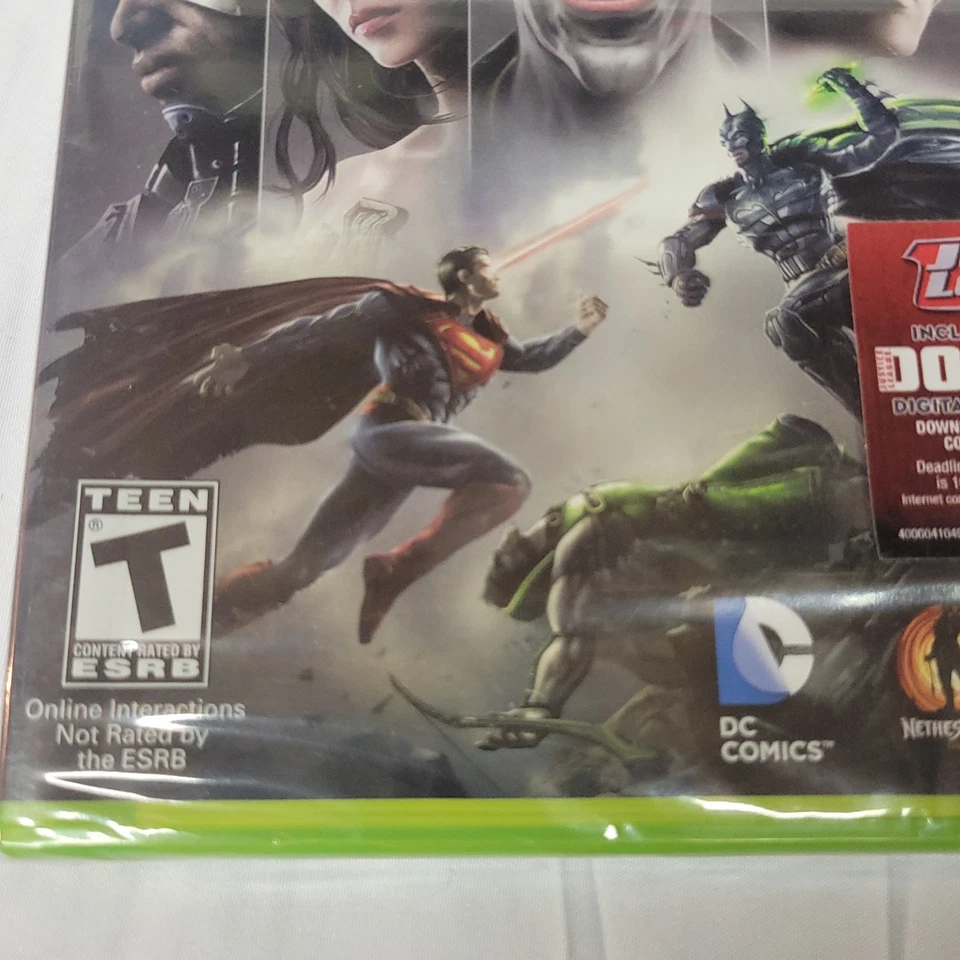 Injustice: Gods Among Us XBOX 360 BRAND NEW SEALED video game DC Comics WOW  - Image 3 of 4