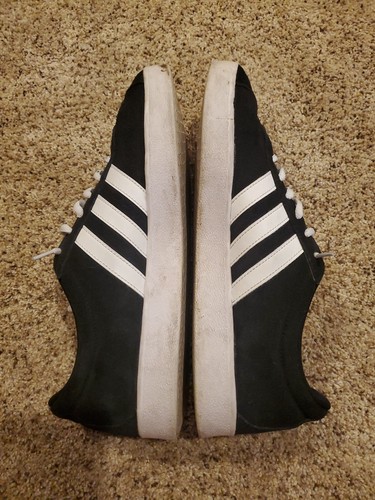 Size 11 - adidas VL Court 2.0 Black - Picture 5 of 7