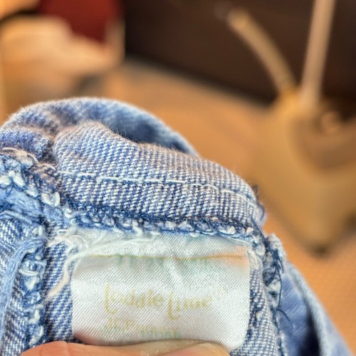 Salopette vintage anni 90 Big Mac denim 4T Vestbak made in USA retrò classica Toddle Time - Foto 7 di 10