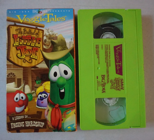 VeggieTales The Ballad of Little Joe VHS 2003 Green Tape - EUC - Picture 1 of 2