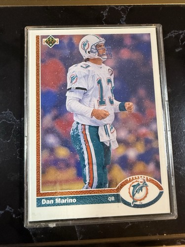 handsignierte Plakette Dan Marino Autogramm Football Hall of Fame Karte Topps Signed - Bild 5 von 9