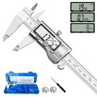 Digital Caliper Measuring Tool, Stainless Steel Vernier Caliper Digital Micro...
