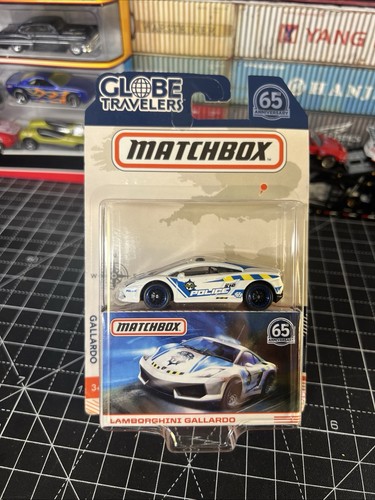 Matchbox Globe Travelers Police Lamborghini Gallardo Real Riders 2018