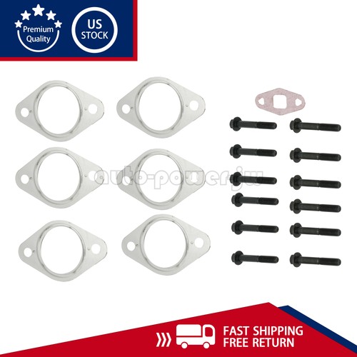 Exhaust Manifold Gasket Set with Bolts For Cummins 6c 6CT 8.3L 3929012/3932063 - Picture 7 of 10