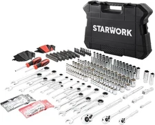 303-Piece Mechanics Tool Set & Socket Set,Professional,SAE/Metric