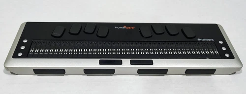 Humanware Brailliant BI40 40-Cell Refreshable 8Key Braille Keyboard Power Tested