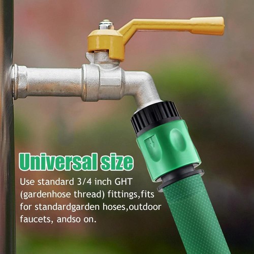 16 Stück Garten Wasserschlauch Schnellverbinder, 3/4 Zoll GHT Stecker und Buchse Wasser - Bild 3 von 7