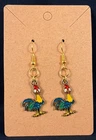 Disney Inspired - Hei Hei - Moana - Earrings - Dangle - Gold Hooks - Handmade
