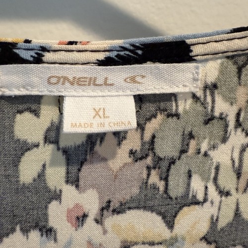 Vestido Babydoll Oneill Mari Nuevo con Etiquetas Juniors XL Escuela Otoño Surf Playa Cali OG Floral - Imagen 11 de 11
