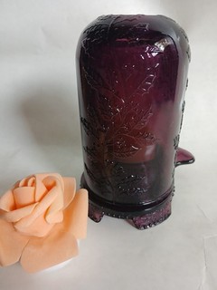 Mosser Fairy Lamp Holly Berry Amethyst