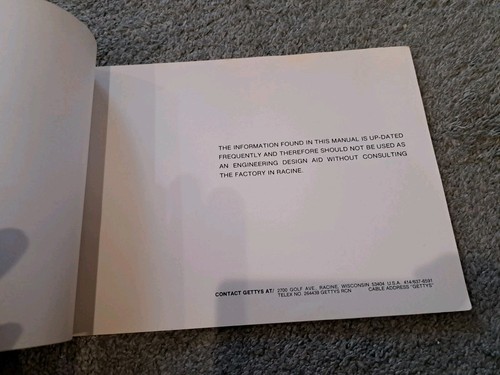 Gettys DC Controllers and Servo Motors Installation Maintenance Manual - 第 3/8 張圖片
