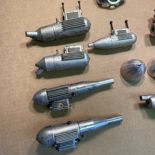 Lot of R/C Airplane Parts: Mufflers Engine etc O.S. Kavan K&B - Untested /As Is - Picture 2 of 24