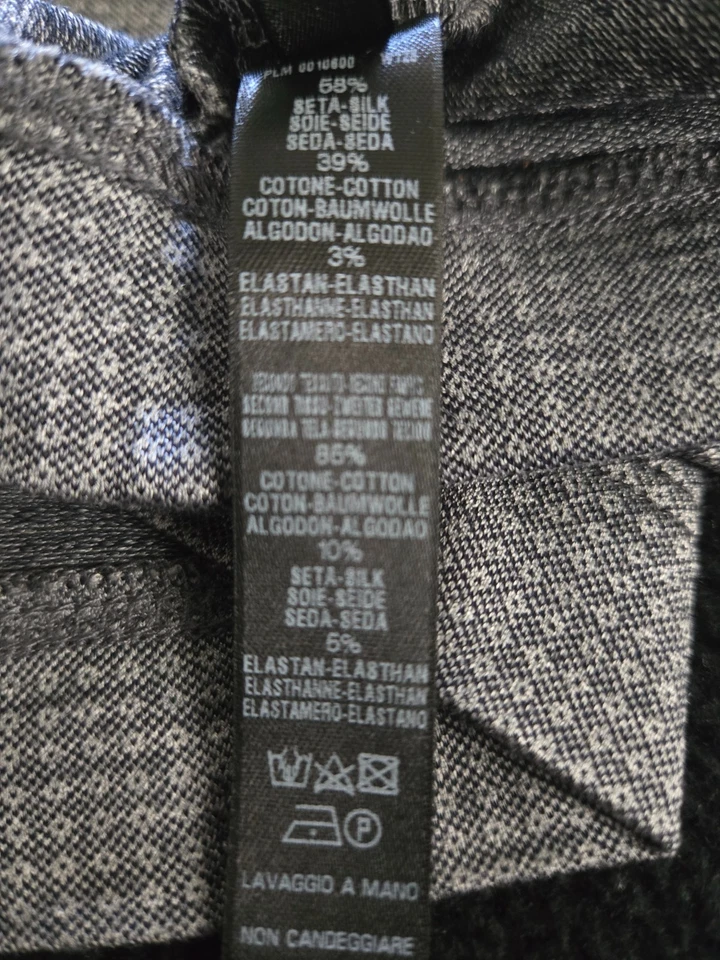 $650 La Perla Hombre Mezcla Seda Pijama Top S Foto 4 de 4