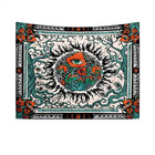 Mushroom Trippy Hippie Psychedelic All Seeing Eye Tapestry Wall Hanging 40"x30"