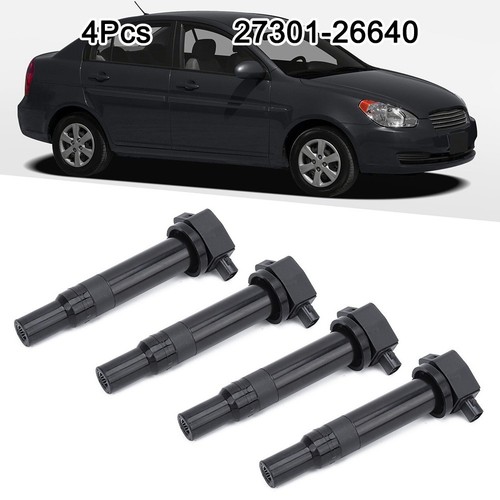 Ignition Systems Ignition Coil 27301-26640 4Pcs For Hyundai Accent New Practical - Picture 6 of 12