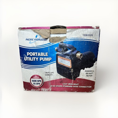 #ad Pacific Hydrostar Water Pump 1500 GPH Item 65836 $109.99
