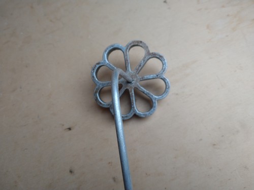 Waffelbackform Waffeleisen Praktikus DDR Küchengerät Alu alt - Bild 4 von 5