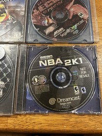 Lot of 7 Sega Dreamcast Sports Games- NFL, ECW Hardcore, UFC, TNN, Baseball