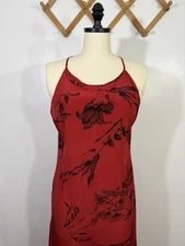 Halston Dress Silk Botanical Large
