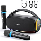 Tragbarer Karaoke Maschine 60W Bluetooth Lautsprecher IPX7 wasserdicht RGB Licht