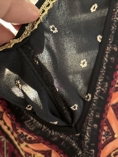 Xhilaration Target Navy Boho Tank Top Indie Fairy Sheer siehe Maße - Bild 4 von 10
