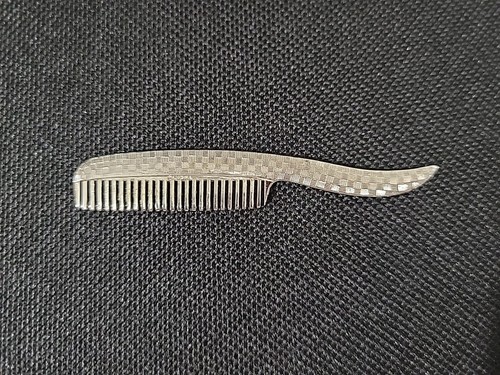 Rare Vintage Simmons Bros. Sterling Silver Mustache Comb 5.8g - Picture 3 of 17