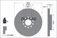 2X Bremsscheibe Vorderachse FüR Mg Zs Suv