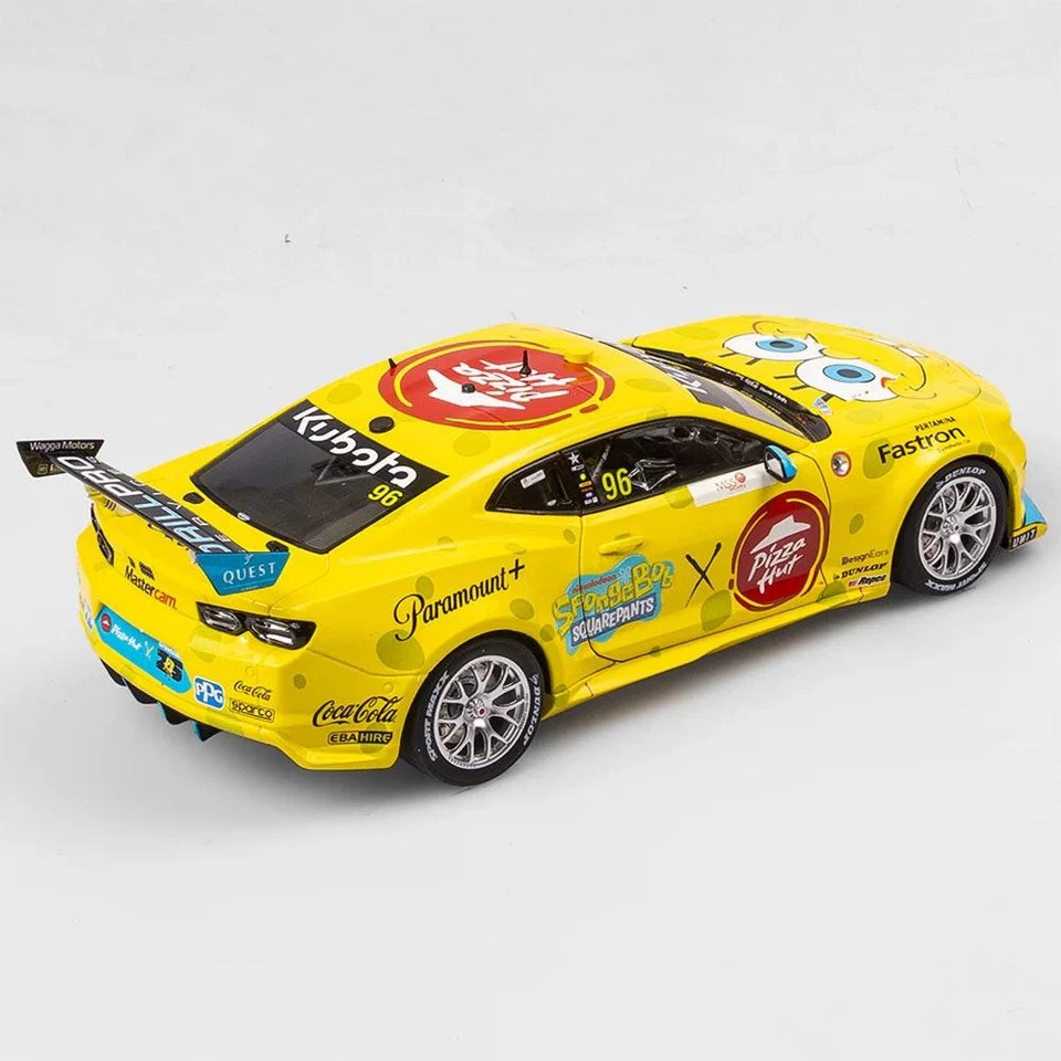 1:18 2023 Macauley Jones -- Spongebob Squarepants -- #96 Camaro ZL1 -- Authentic - Image 4 of 4