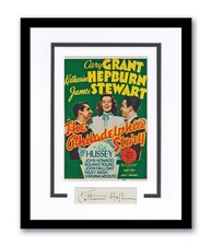 Katharine Hepburn Autographed Signed 11x14 Framed Photo Philadelphia Story ACOA Katharine Hepburn Autographed Signed 11x14 Framed Photo Philadelphia Story ACOA
