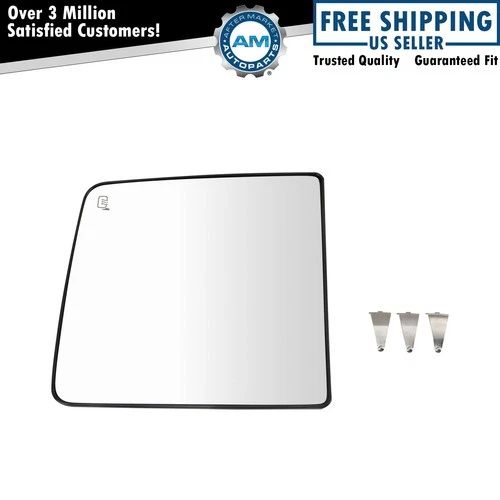 Replacement Upgrade Heated Mirror Glass Passenger Side for Super Duty F250 F350