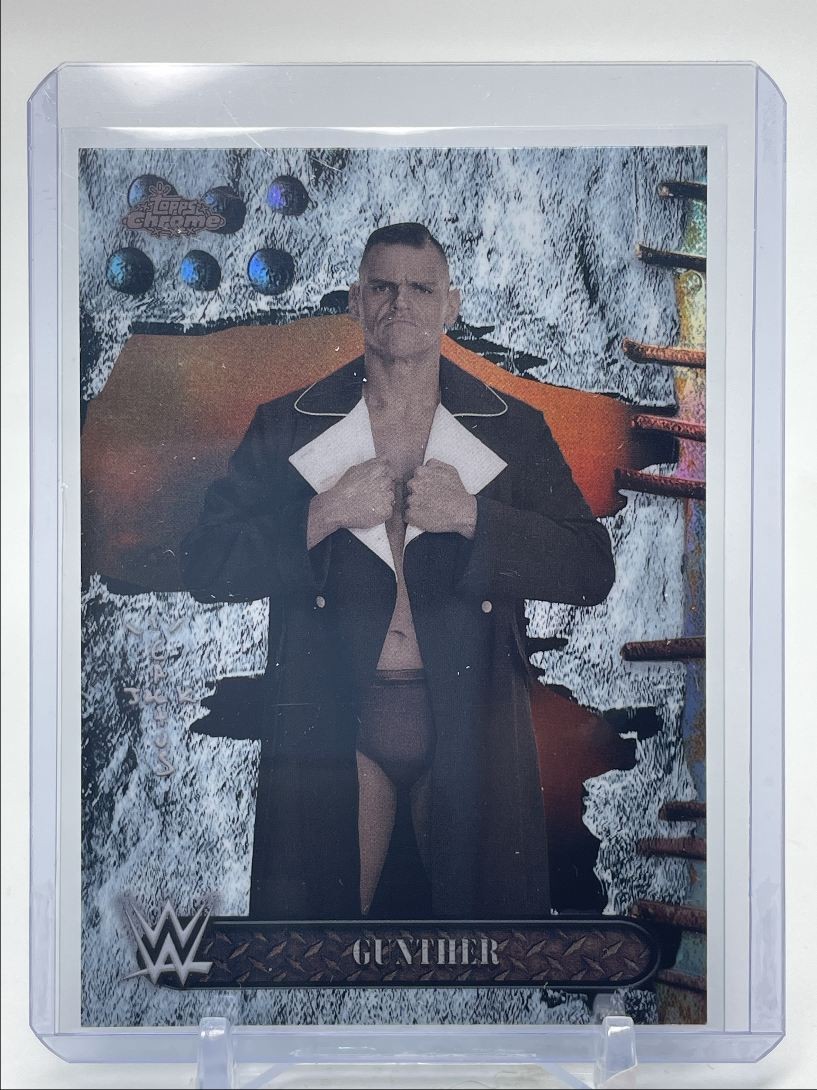 GUNTHER 2025 TOPPS CHROME WWE X CACTUS JACK WHITE Q0170