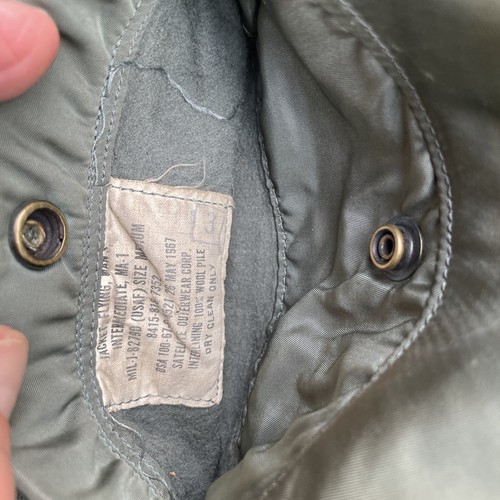 Vintage USAF Type MA-1 Flight Bomber Jacket Conmar Zipper Medium - Picture 10 of 23