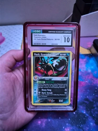 2004 Pokemon EX Team Rocket Returns Dark Gyarados #36 CGC 10