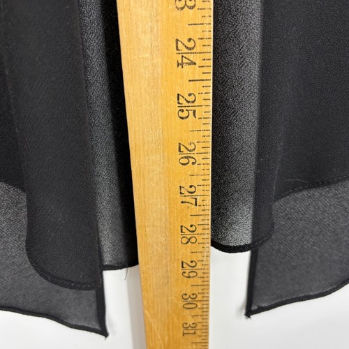 R&M Richards Womens Size 16W Sheer Topper Jacket Cardigan Black Beaded Vintage - Picture 8 of 8