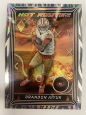 Brandon Aiyuk 2023 Panini Phoenix Hot Routes Silver Parallel-#HR-15 - 49ers