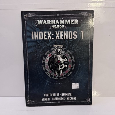 Warhammer 40k Index: Xenos 1 Supplement Soft Cover Book - Games Workshop