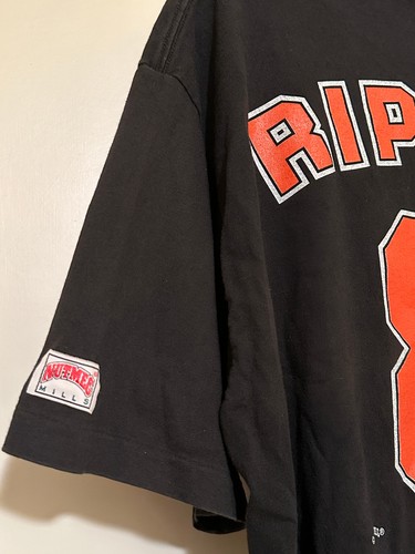 Vintage Baltimore Orioles Cal Ripken Jr Baseball Black T-Shirt Mens XL USA Made - Picture 6 of 6