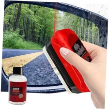 Automotive Cleaning Brush, Reusable Windshield & Glass Cleaner, Oil & Dirt 