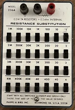 Phipps & Bird Inc. Resistance Substitution Decade Box 236A