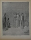 Gustave Dore Dante's Divine Comedy Spirits of the Moon Art Antique 1880