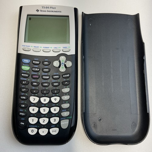 Texas Instruments Ti-84 Plus graphischer Taschenrechner mit Deckel - funktioniert super! Sauber