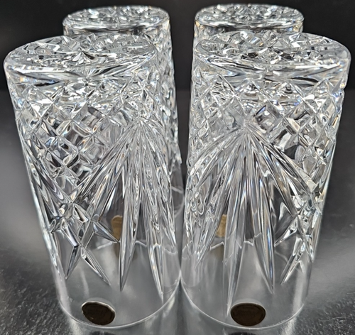 4 Cristal D'Arques Villemont Highball Glass Set Vintage Crystal Cut Tumblers Lot - Picture 21 of 24