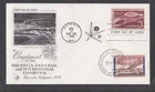 USA / BELGIUM 1958 ARTCRAFT DOUBLE FDC BRUSSELS BELGIUM EXHIBITION + CACHET