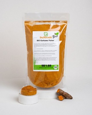 BIO Kurkuma Pulver | Goldene Milch | Curcuma | Gelber Ingwer