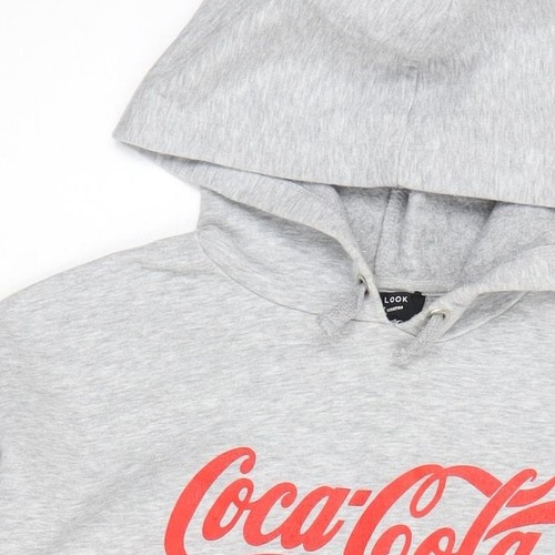 New Look Coca-Cola Hoodie for Girls in Grey, Size 15 Yrs - Picture 8 of 12