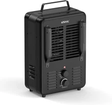 1500W Milkhouse Heater, Milkhouse Utility Heater with Adjustable Thermostat, Tip