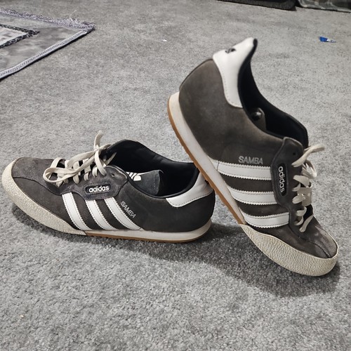 Adidas Samba Originals – Herren Sportschuhe – dunkelblau, weiß Größe 9,5 UK
